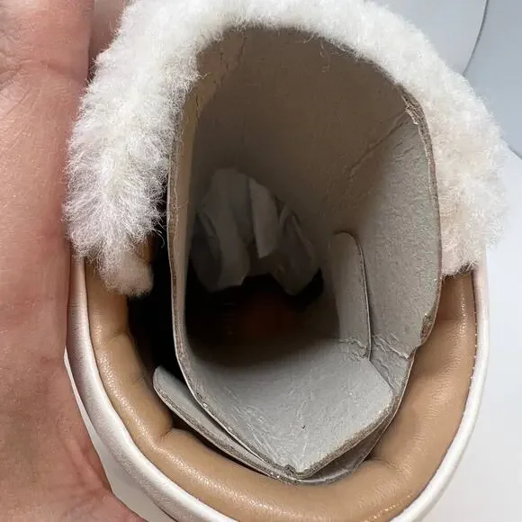 New In Box Marc Fisher Women's Mallie3 Leather Combat Boots Size 9 - Picture 8 of 9